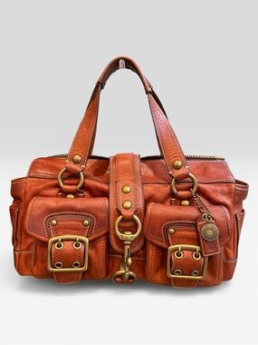 VINTAGE RARE Coach Mandy Courier Satchel 65th Anniversary Legacy Whiskey 10330